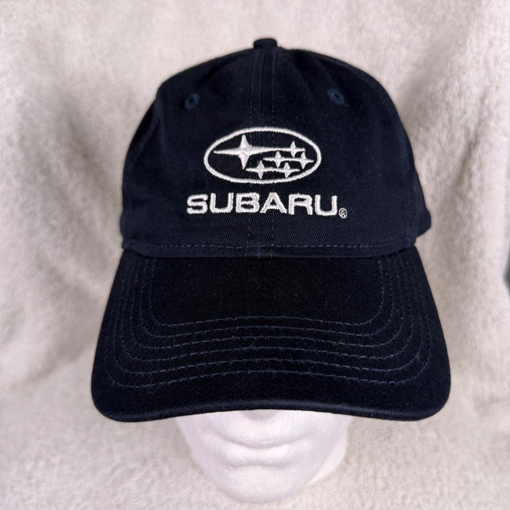 Subaru Gear Navy Blue Adjustable Snapback Hat One Size Official Merchandise